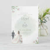 Uitnodigingskaart Kaart (Staand voorkant)