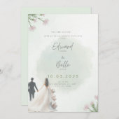 Uitnodigingskaart Kaart (Voorkant / Achterkant)