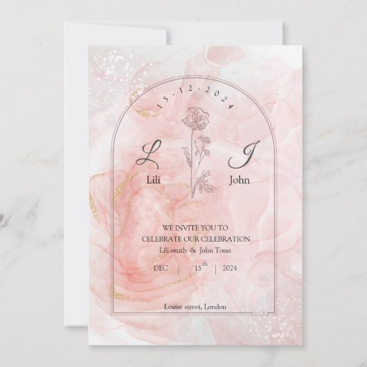 uitnodigingskaart kaart (Voorkant)