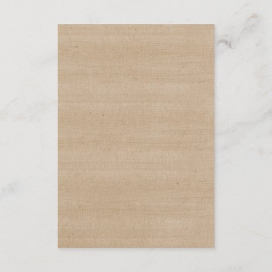 Uitnodigingskaart met details over boerenbruiloft informatiekaartje (Achterkant)