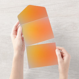 Uitnodigingskaart met effen kleur all in one uitnodiging