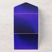 Uitnodigingskaart met effen kleur all in one uitnodiging (Buitenkant)