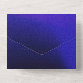 Uitnodigingskaart met effen kleur all in one uitnodiging (Achterkant)