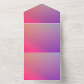 Uitnodigingskaart met effen kleur voor aankondigin all in one uitnodiging (Binnen)