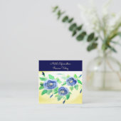 Uitnodigingskaart met informatie over het huwelijk contactkaartje (Staand voorkant)