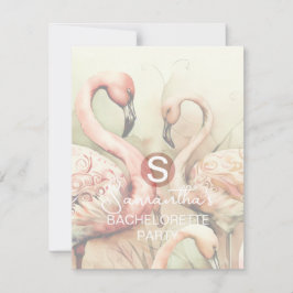 Uitnodigingskaart met QR-code voor vrijgezellenfee RSVP Kaartje