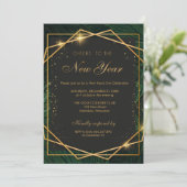 Uitnodigingskaart nieuwjaarsdag kaart (Staand voorkant)