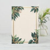 Uitnodigingskaart ontwerp kaart (Staand voorkant)