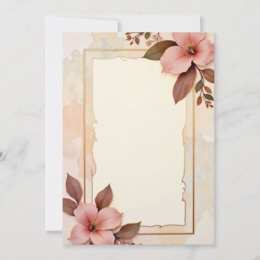 Uitnodigingskaart ontwerp kaart (Voorkant)