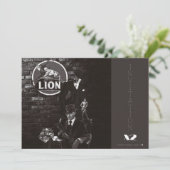 UITNODIGINGSKAART ORIGINEEL X2 JURK CODE VERBOD KAART (Staand voorkant)