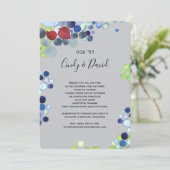 Uitnodigingskaart - Romantisch bos Kaart (Staand voorkant)