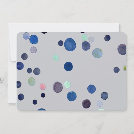 Uitnodigingskaart - Romantisch Bos Kaart (Achterkant)