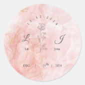 uitnodigingskaart ronde sticker (Voorkant)