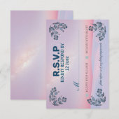 uitnodigingskaart RSVP in de mooiste kleuren Kaartje (Voorkant / Achterkant)