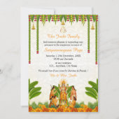 Uitnodigingskaart Satyanarayan Bhagwan Katha Kaart (Voorkant)