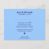 Uitnodigingskaart speciaal feest template uitnodiging briefkaart (Achterkant)