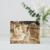 Uitnodigingskaart 'Spookbericht' Uitnodiging Briefkaart (Staand voorkant)