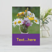 Uitnodigingskaart Trouwfeest Sjabloon Kaart (Staand voorkant)