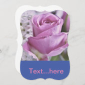 Uitnodigingskaart Trouwfeest Sjabloon Kaart (Voorkant / Achterkant)