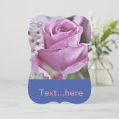 Uitnodigingskaart Trouwfeest Sjabloon Kaart (Staand voorkant)