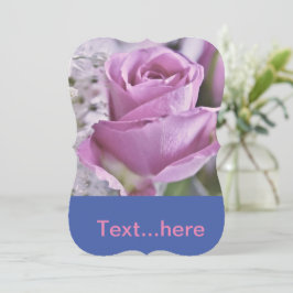 Uitnodigingskaart Trouwfeest Sjabloon Kaart