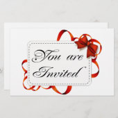 Uitnodigingskaart >> U bent uitgenodigd Briefpapier (Voorkant / Achterkant)