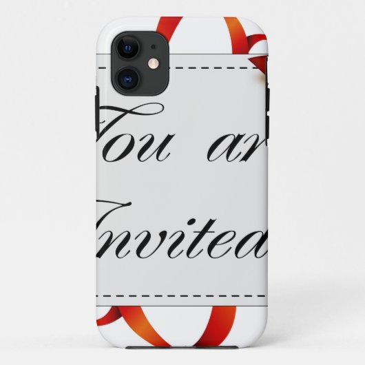 Uitnodigingskaart >> U bent uitgenodigd Case-Mate iPhone Case (Achterkant)