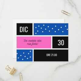 uitnodigingskaart uitnodiging briefkaart