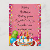 Uitnodigingskaart Uitnodiging Briefkaart (Voorkant)