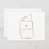 Uitnodigingskaart Uitnodiging Briefkaart (Voorkant / Achterkant)