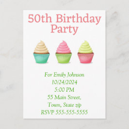 Uitnodigingskaart Uitnodiging Briefkaart