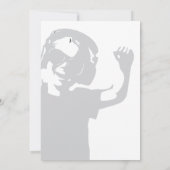 Uitnodigingskaart verjaardagsfeestje elektrische j kaart (Achterkant)