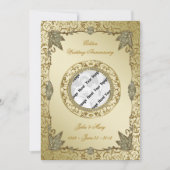 Uitnodigingskaart voor 50-jarig huwelijksjubileum  kaart (Voorkant)