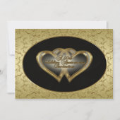 Uitnodigingskaart voor 50ste trouwdag kaart (Voorkant)