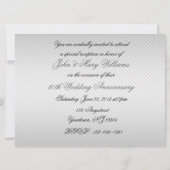 Uitnodigingskaart voor 60-jarig huwelijksjubileum kaart (Achterkant)