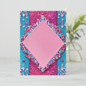 uitnodigingskaart voor babyfeestje kaart (Staand voorkant)