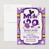 uitnodigingskaart voor babyshower uitnodiging briefkaart (Voorkant / Achterkant)