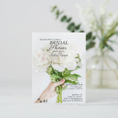 Uitnodigingskaart voor bruidsfeest  briefkaart (Staand voorkant)