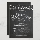 Uitnodigingskaart voor de rustende partij kaart (Voorkant / Achterkant)