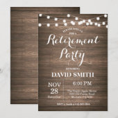 Uitnodigingskaart voor de Uittredingspartij in Oos Kaart (Voorkant / Achterkant)