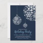 Uitnodigingskaart voor feest / kerstfeest kaart (Voorkant)