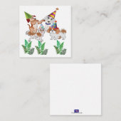 Uitnodigingskaart voor feestje notitiekaartje (Voorkant / Achterkant)