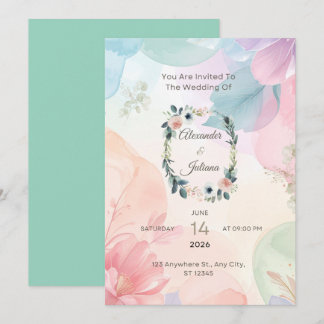 Uitnodigingskaart voor flats save the date