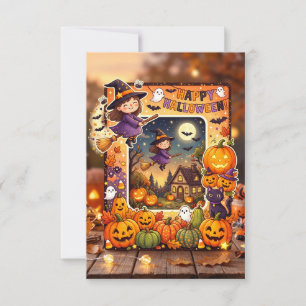 Uitnodigingskaart voor Halloween 2026 #1 Kaart