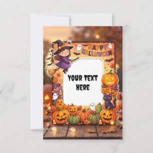 Uitnodigingskaart voor Halloween 2026 #3 Kaart