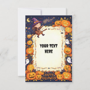 Uitnodigingskaart voor Halloween 2026 #4 Kaart