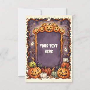 Uitnodigingskaart voor Halloween 2026 #7 Kaart