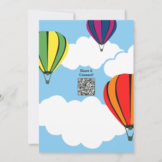 Uitnodigingskaart voor het 3e verjaardagsfeest met kaart (Achterkant)