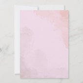 Uitnodigingskaart voor het verwelkomen van een pas kaart (Achterkant)