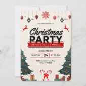 uitnodigingskaart voor kerstavond kaart (Voorkant)